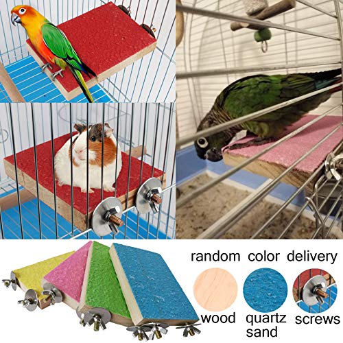 Hamiledyi Handmade Cotton Rope Nest Parakeet Bed Breeding Nest Small Parrot Cage Hatching Nesting for Cockatiel Canary Lovebird Finch and Other Small Birds - color: Off-white