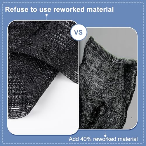 LOVE STORY 6.5x6.5FT 70% Black Shade Cloth Sun Shade Net UV Resistant Mesh Tarp Plant Cover Sunblock Net for Garden,Greenhouse,Vegetables,Flowers - color: 70% Shade-Black, size: 6.5FTx6.5FT