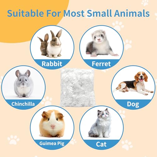 100 Pcs Disposable Cage Liners 27.6' X 19.7'' - Clear, Plastic Toilet Film for Bunny, Hamster, Totoro, Hedgehog, Guinea Pig & Small Animal Habitats - color: Large（27.6'' X 19.7''）, size: 1 Count (Pack of 100)