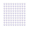 Omabeta 100PCS Reusable 8mm Pigeons Identification Leg Rings for Easy Dovecot Management and Marking, Lightweight Plastic Bands for Poultry Supplies (Purple) - color: Purple
