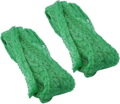 6-1/2 x 33 ft. Green Gentle Garden Netting/Row Cover/Screen | Protect Secure to Keep Away Birds and Rodents from Fruit, Vegetable, Flowers & Sensitive Plants, While Allowing Water & air in-2PK - size: 2 Pack