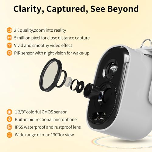 GarveeLife Smart Bird Feeder with 2K Camera & AI Recognition,Solar Powered | 2L Capacity, Night Vision, App Alerts, Auto Capture Photos/Videos for Bird Watching - color: Yelllow