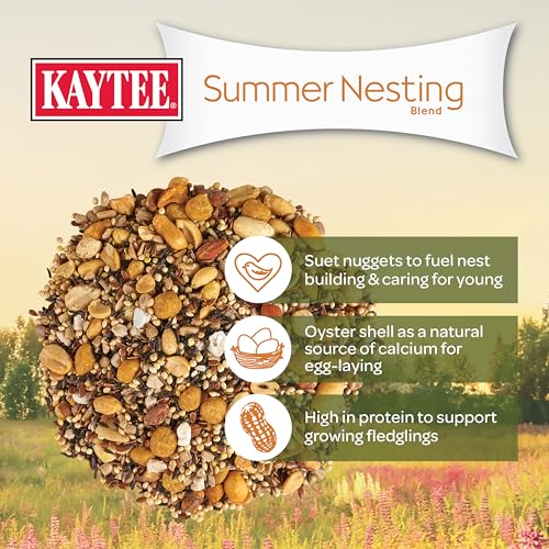 Kaytee Wild Bird Food, Summer Nesting Seed Blend, 8 lb - style: Summer Nesting