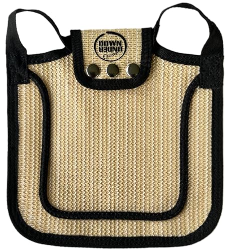 DOWN UNDER OUTDOORS Medium-Large Chicken Saddle Hen Apron Saver (Sand Mesh) | Adjustable Straps, Chicken Apron, Poultry Saver, Pet Supplies, Including Shoulder Cover, Breathable Cotton Canvas/Mesh - color: Sand Mesh