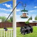 Deck Bird Feeder Hanger for Railing, Heavy Duty Hummingbird Feeder Hanger 28-inch Deck Hook Fence Balcony Railing Bracket for Planter,Flower Baskets,Lanterns,Wind Chimes