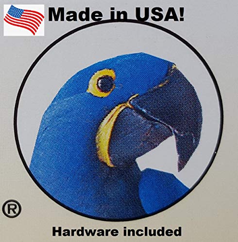 Polly's Edible Cuttlebone Calcium Bird Cage Perch for Budgies, Parakeets, Amazons, Blue & Golds, Macaws and Cockatoos.… (Variety, Medium) - color: Variety, size: Medium