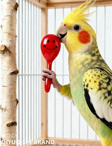 23-Pack Bird Toys Wicker Bell Balls Shaker Rattles | for Parakeets, Budgies, Cockatiels, Conures, Lovebirds