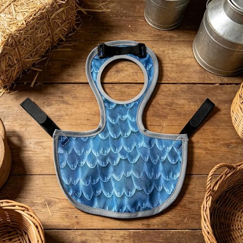 Chicken Saddle for Hens, Adjustable Strap & Easy Put On, Chicken Apron Hens Back Protector, Hen Vest, Safe Guard from Rooster Damage and Flock Pecking