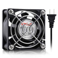 Wathai EC AC Axial Brushless Cooling Fan 110V 120V Dual Ball 60mm x 25mm | 110V - 240V 2 inch 60mm Muffin Mini Fan Big Airflow 60x60x25mm for External Electronics Cooling - style: 60x25mm