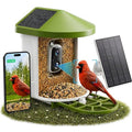 Birvio™ Smart Bird Feeder with Camera, Solar Powered, 1080P HD WiFi Live Stream, AI Bird Identification, Instant Motion Alerts