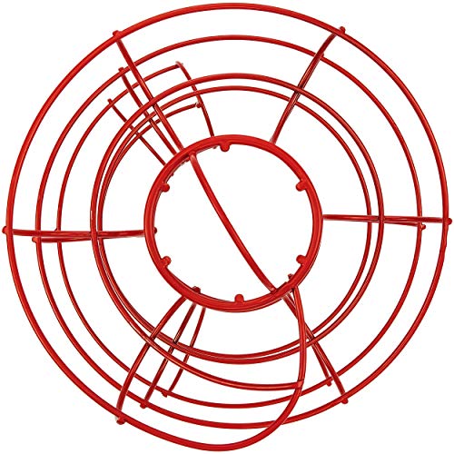 Egg Skelter Deluxe – Modern Spiraling Dispenser Rack, Red, Stylish Kitchen Storage for Eggs - color: Red