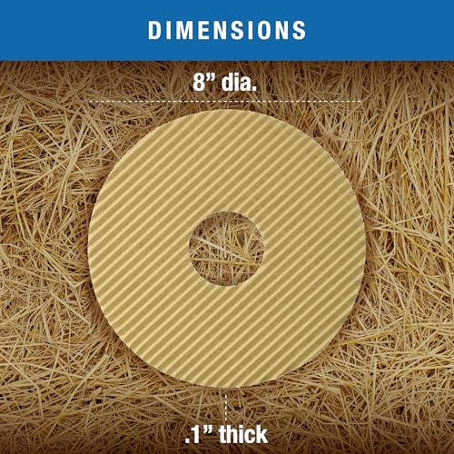 Brinsea Cardboard Hatching Mat for Mini Egg Incubators, Pack of 6 | Authentic Brinsea Mini II Incubators liner; textured, disposable floor covering helps chicks grip safely during hatching - size: Mini, 7 Eggs