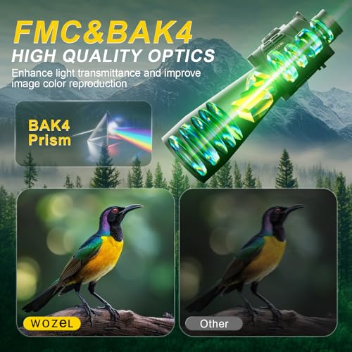 20x70 Binoculars for Adults High Powered Bird Watching Hunting Travel | Large View, HD Vision, Easy Focus, Powerful for Cruise Ship,Camping, Hiking, Christmas Birthday Gifts for Men