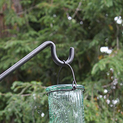 Achla Designs Deck Rail Shepherd's Pole, Angled (BGP-08), 7In - style: Clamp