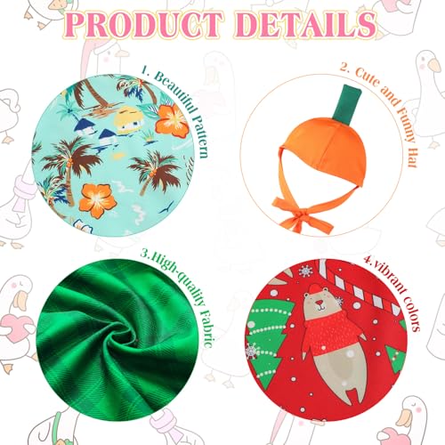 8 Set Boy Style Porch Goose Outfit 17inch, Seasonal Bundle | For Lawn Yard Decor, Seasonal Themes Include Fall Halloween Thanksgiving Christmas Valentines Easter Summer, Dress Hat Set - size: 17Inch, style: Boy Style