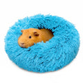 Paw Inspired Furr-O Burrowing Pet Bed Enrichment, Removable Base, Blue | Cozy Carrier Toy, Zip-On Spandex and Fleece Bottoms, Hideout Cage Accessories for Guinea Pigs, Hamsters, Small Pets, Animals - color: Blue