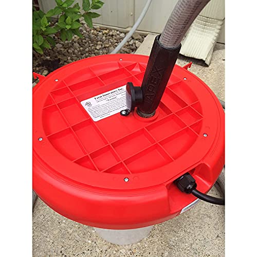 Farm Innovators HPF-100 Thermostatically Controlled Heated 3 Gallon Plastic Outdoor Year Round Hanging Poultry Chicken Water Fountain, Red (2 Pack) | 100-Watt Thermostatic Hanging Poultry Water Fountain, Plastic Drinker for Outdoor Chickens, Ducks & Lives
