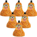 Mr. Bird Flaming Hot Feast Spicy Bird Seed Bell, 6-Pack | Premium Blend of Mealworms, Peanuts & Hot Pepper | Squirrel Repellent Bird Seed | Handcrafted in Texas - size: 8 Ounce (Pack of 6)
