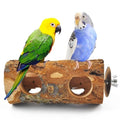 Bird Wooden Block Chewing Toy Parrot Beak Grinding Toys Wood Birds Cage Foraging Training Toy with Bird Perch for Parakeet Cockatiel Lovebird Budgie