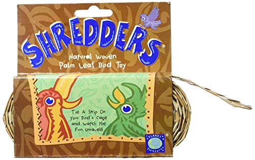 Planet Pleasures Shredders Straight Natural Bird Toy, 1" x 30' Roll - size: Natural Small