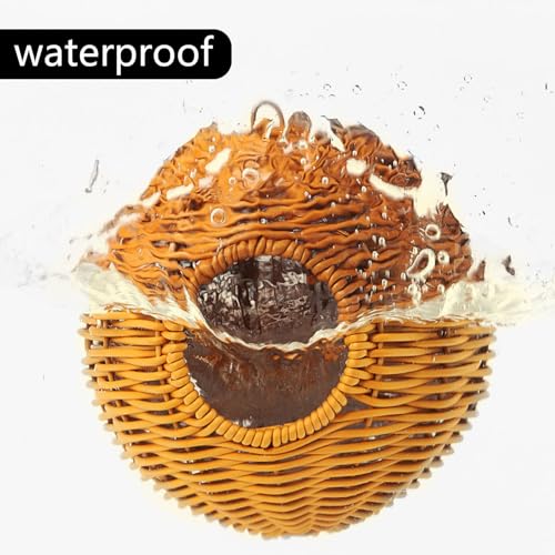 Chewproof Steel Frame Bird Nest for Cage, With 4 Swing Hanging Standing Chewing Toy Hammock Climbing Ladder,Washable Small Bird Bed Parakeet Nest Sleep for Parakeet Lovebird, Canary, Budgie, Finch