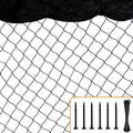 BSTPCOO Chicken Netting 25'x25', with 1" Mesh Bird Netting for Chicken Coop | Heavy Duty Nylon Netting, Poultry Netting Over Chicken Run, Garden Net for Blueberry Bushes, Fruit Trees and Vegetable - size: 25'×25'-1''