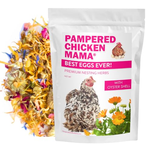Pampered Chicken Mama Best Eggs Ever! Nesting Herbs for Chickens (10 Ounces) | Chicken Nesting Herbs - size: 10 Ounce (Pack of 1)