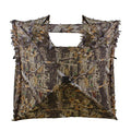 AUSCAMOTEK Pop Up Ground Blind for Deer Duck Turkey Hunting Portable Quick Setup Lightweight Green/Brown/Dry Grass Ground Peg Included - color: Brown Leave