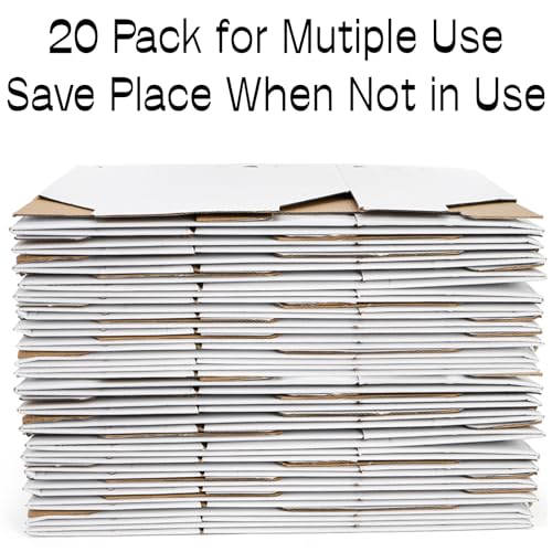 Coloch 20 Pack Cardboard Pet Carrier for Small Pets, 11x8x6 Inches Disposable Pet Transport Box for Pullets, Fowls, Hamsters, Gerbils, Reptiles, Guinea Pigs