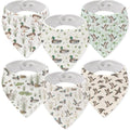 Baby Organic Cotton Teething Cloth Newborn Baby Burp Cloth Bandana Drool Cloth for Drooling Cotton Baby Gifts - color: Mallard Duck