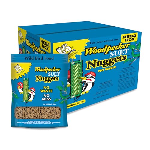 C&S Wild Bird Woodpecker Suet Nuggets Mega Box, 8 Pounds - size: 8 Pound (Pack of 1)