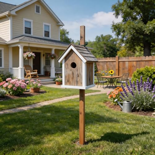 6 Pcs Green T-Post Bracket 3" | Post Mount Bracket for Signs, Fences, Mailboxes & Bird House Feeders - color: Green, size: 6 Pieces