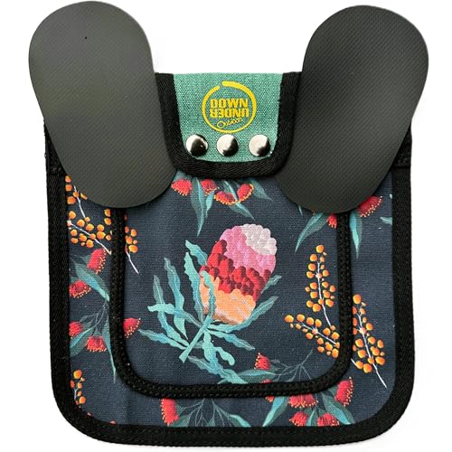 DOWN UNDER OUTDOORS 2 Medium-Large Chicken Saddles (Feathers & Flora) - color: Feathers and Flora