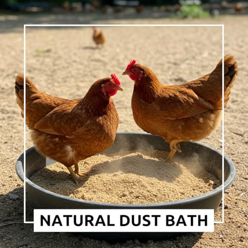 Chicken Sand – 20 lb Resealable Bag – Natural Fresh Water Sand for Coops and Dust Baths – Helps Maintain a Dry, Clean Environment and Supports Digestion