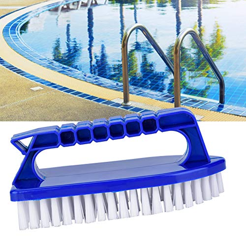 Pool Supply Hand-Held Brush, Step Corner Brush, Cleaning Tools | with Fine Bristles Best for Swimming Pools, Spas & Hot Tubs