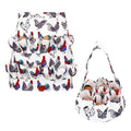 Egg Collecting Apron and Basket, 12 Deep Pockets Chicken Apron and 7 Deep Pockets Basket - size: Large