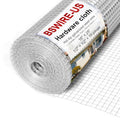 Hardware Cloth 1/2 inch,16inx25ft Chicken Wire Fence,19 GA Wire Mesh | Double-layer hot-dip galvanized Mesh for Poultry Netting, Garden Fencing, Tree Guard Rolls and Rabbit Cages Snake Fence - size: 1/2inch 16inx25ft