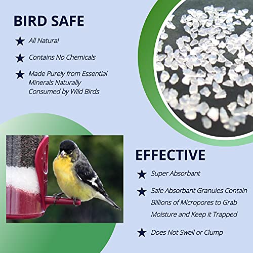Feeder Fresh Bird Feeder and Seed Protector, Keep Seed Dry and Fresh, 9 oz | Bird-safe, Prevents bird seed from caking and spoiling, Protects wild bird feeders, Easy to use, Made in USA