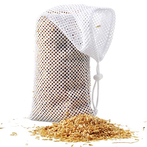 Weewooday 6 Pieces Finch Sock Feeder, Thistle Seed Sock Bird Feeder, Instant Seed Bag Hanging Bird Feeders for Outdoors Garden Yard Wild Birds, 4.7 x 11 Inch (White) - color: White
