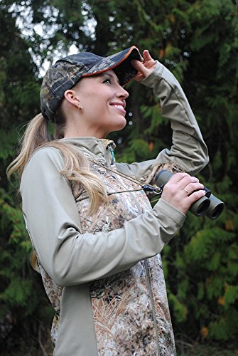 Orange Safety Ultra Light Bino Harness with Emergency Whistle - Binocular Harness System for Bow, Deer, and Elk Hunting - color: Orange With Whistle