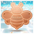 OICEME Bird Bath Purification Disk Pure Copper Outside Winter Solar Power Birdbath Outdoor Winter Backyard Humming Feeder Cage Dispenser Heater Bowl Pedestal Fountain Cleaner Garden Women Gift Bee - color: Copper Bee