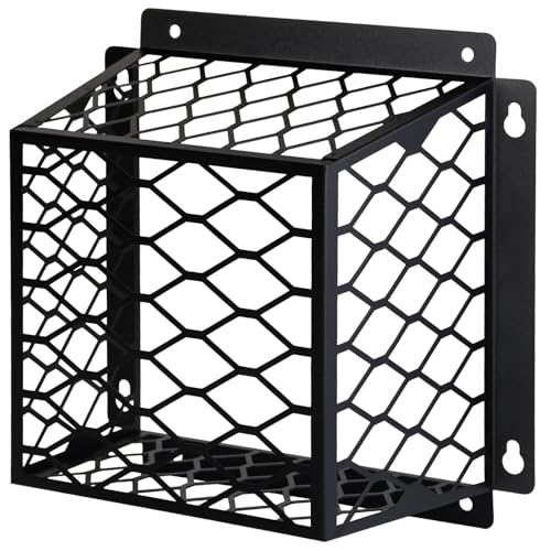 Dryer Vent Cover Outside,Dryer Vent Bird Guard for 3-4 inch Vent Hoods | Universal Outdoor Bird Guard for Dryer Vent & Bathroom Exhaust,Galvanized Steel Bird Cage 7"Lx7"Wx5"H,Prevent Bird From Enter - size: 7"Lx7"Wx5"H, style: Black-1PCS