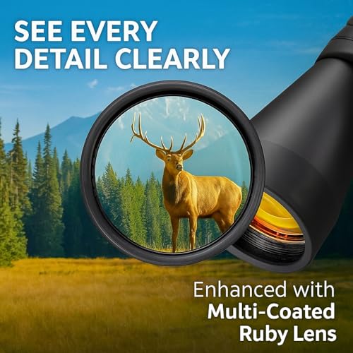 Barska 10-30x60 Gladiator Zoom Binoculars – Long Range Binoculars for Bird Watching, Stargazing & Hunting, Multi-Coated Lenses, Tripod Compatible