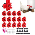 15 pcs Chicken Waterer Nipples with Drill Bits,Horizontal Automatic Chicken Waterer,Leakproof Poultry Watering System for Chicken Coop