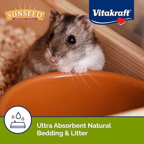 Sunseed Natural Corn Cob Bedding & Litter for Pet Birds and Small Animals – Made in USA – 350 Cubic Inches