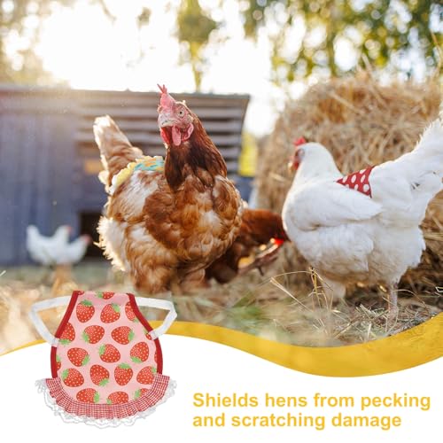 M METERXITY 2-Pack Chicken Saddle for Hens, 9 Inch Oxford Cloth Chicken Apron Hens Back Protector for Protecting Bird Back and Side Feathers, Poultry Saver [Mixing 2 Styles K]