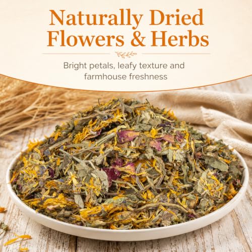 MAQIHAN 30oz Chicken Nesting Herbs - Natural Dried Poultry Coop Bedding | Poultry Habitat Supplies for Laying Hens Chicks, Coop Refresher, Roosting Bars, Box Pads, Vacuum Packed Winter Bedding - size: 1.88 Pound (Pack of 1)