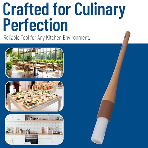 SPARTA Pastry Brush Round – 4040000 Round Basting Brush with Nylon Bristles and Hardwood Handle for Commercial, Kitchens, Restaurants, Catering, 1in - size: 1" Round Brush
