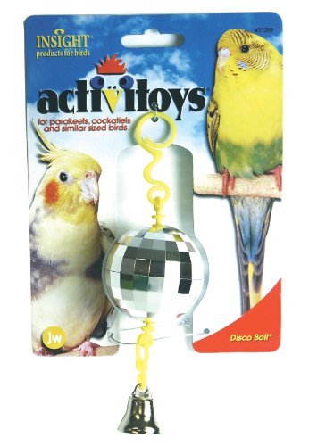 JW Pet Company Activitoy Disco Ball Small Bird Toy, Colors Vary - size: One Size