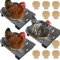 Roll Away Nesting Box for Chicken Coop, 3-Pack with 9 Coconut Fiber Pads, Automatic Egg Collection System (3Pack)